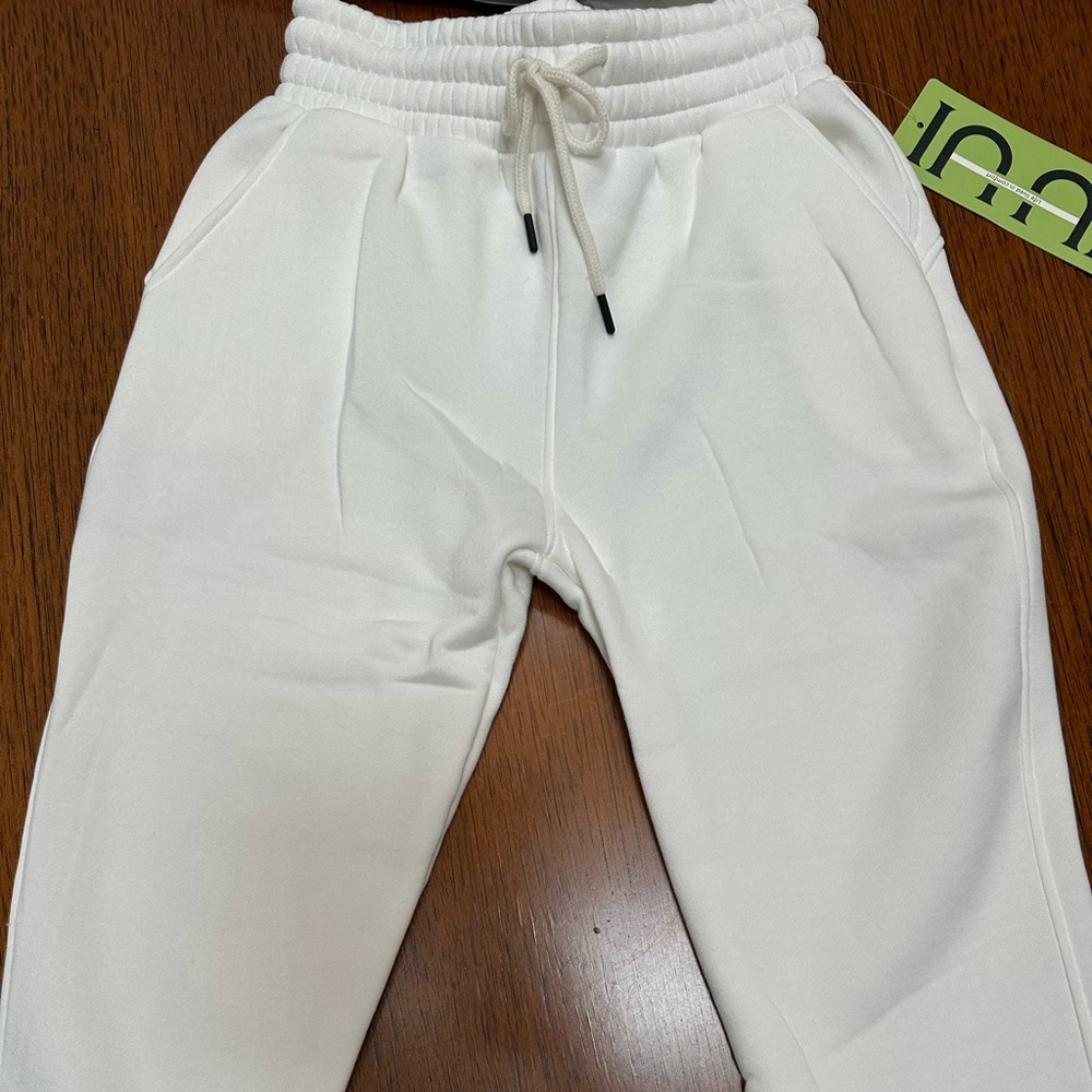 Comfy White Jogger Pants